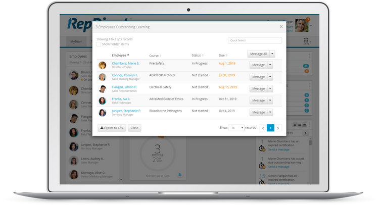 RepDirect by HealthStream